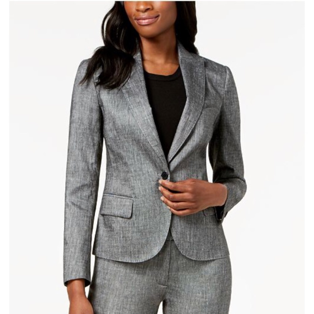 Gray suit